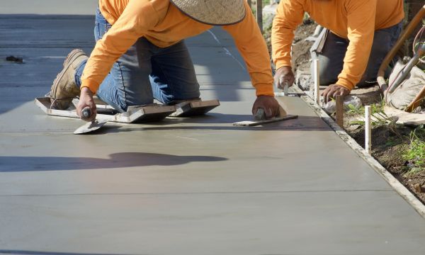 Cement Pad Construction in West Des Moines