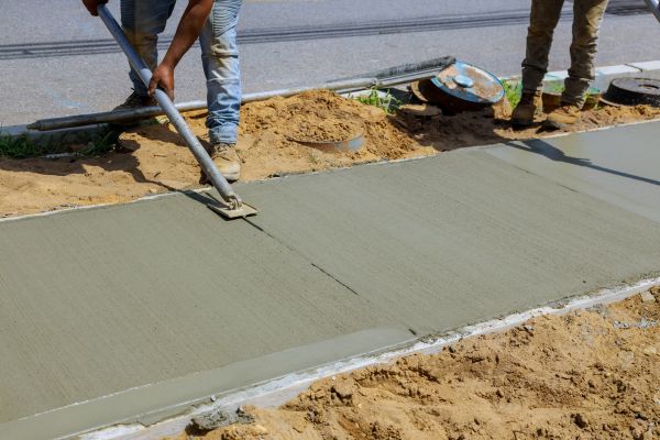 Cement Pathway Installation in West Des Moines