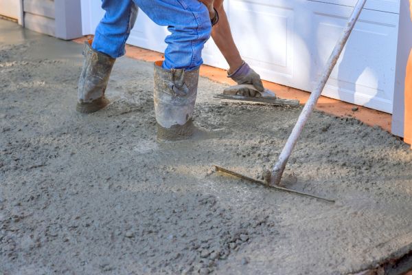 Driveway Slab Construction in West Des Moines