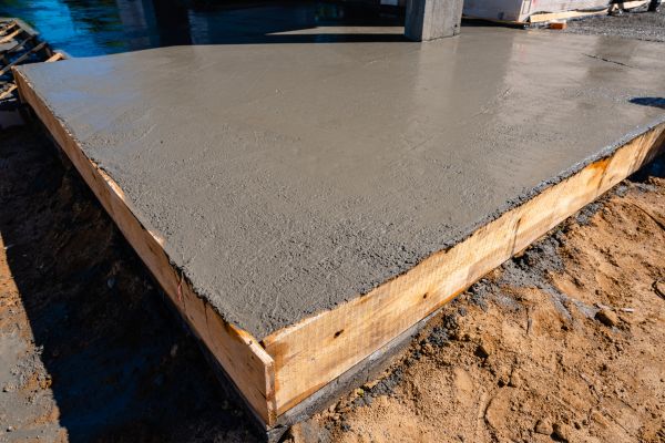 Outdoor Slab Installation in West Des Moines